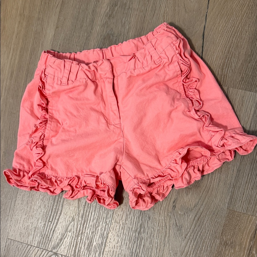 Southbound Ruffled Pink Girls Size 8 Shorts, VGUC